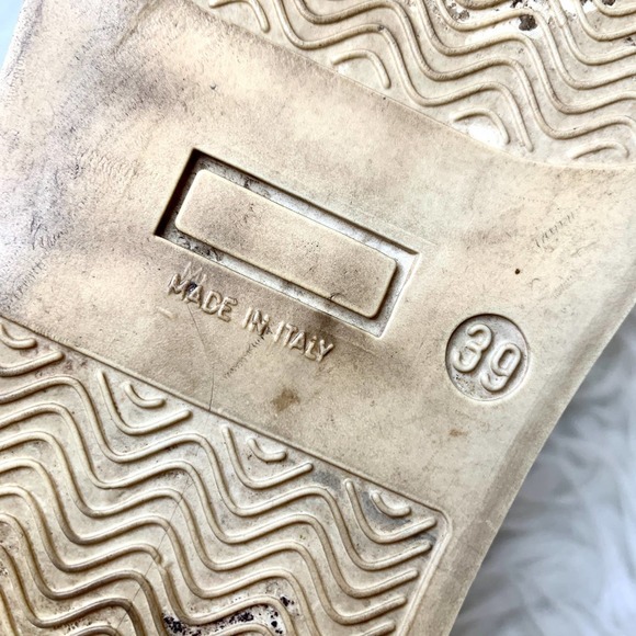 TSTYLISH 'Fierenze' Distressed Look Sneakers Gray‎ Black Made in Italy Size 39 - Picture 8 of 10